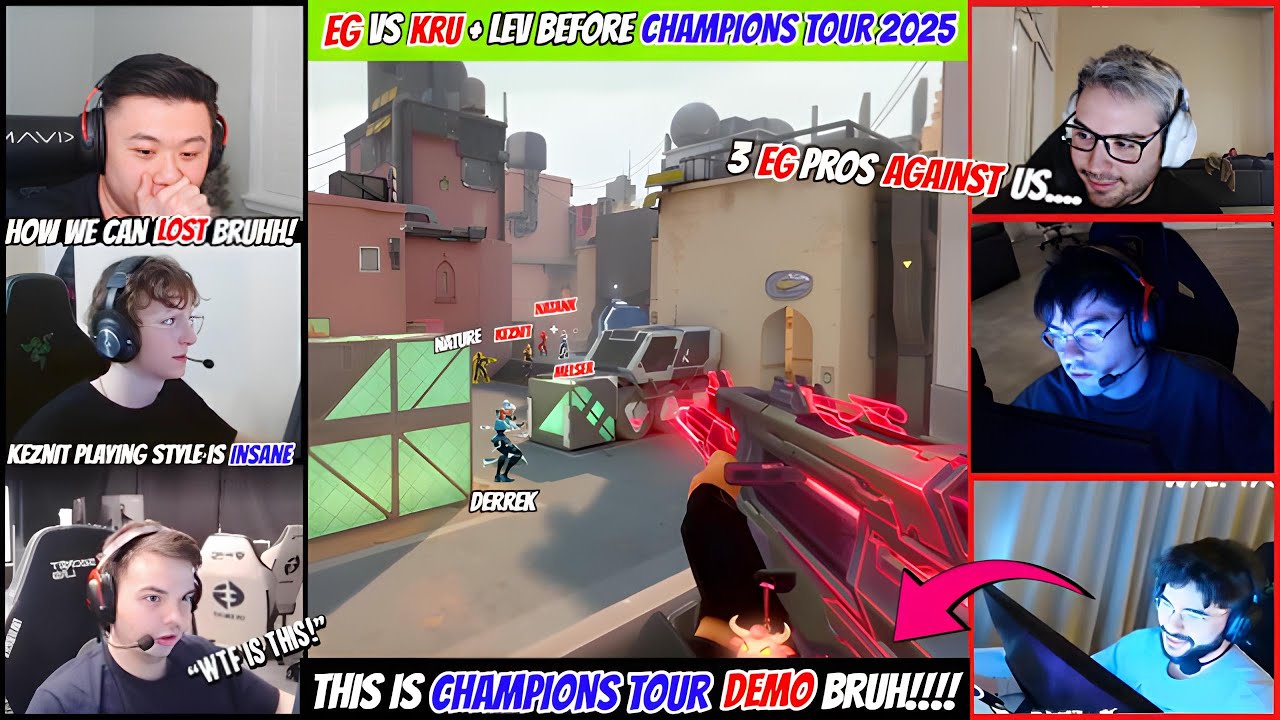 When 3 EG Pro's Trying to Comeback Against KRU Keznit, KRU Melser & LEV NataNk Ft. Derrek Icy NaturE