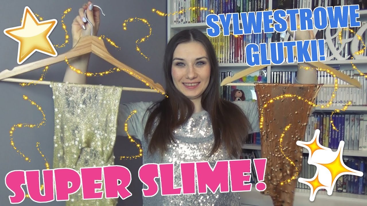 ⭐️ SUPER SLIME #3 - SYLWESTROWE SUKIENKI Z GLUTKÓW? 🌟