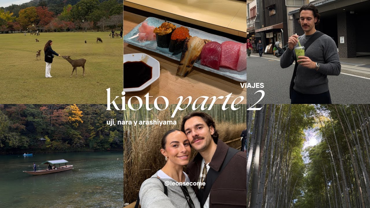 la forma MÁS BONITA de conocer KIOTO (uji, nara y el bosque de bambú) 🎋