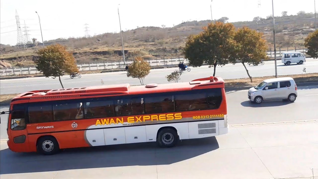Awan Express beautiful buses