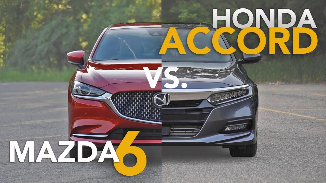 2019 Honda Accord vs. Mazda6 Comparison