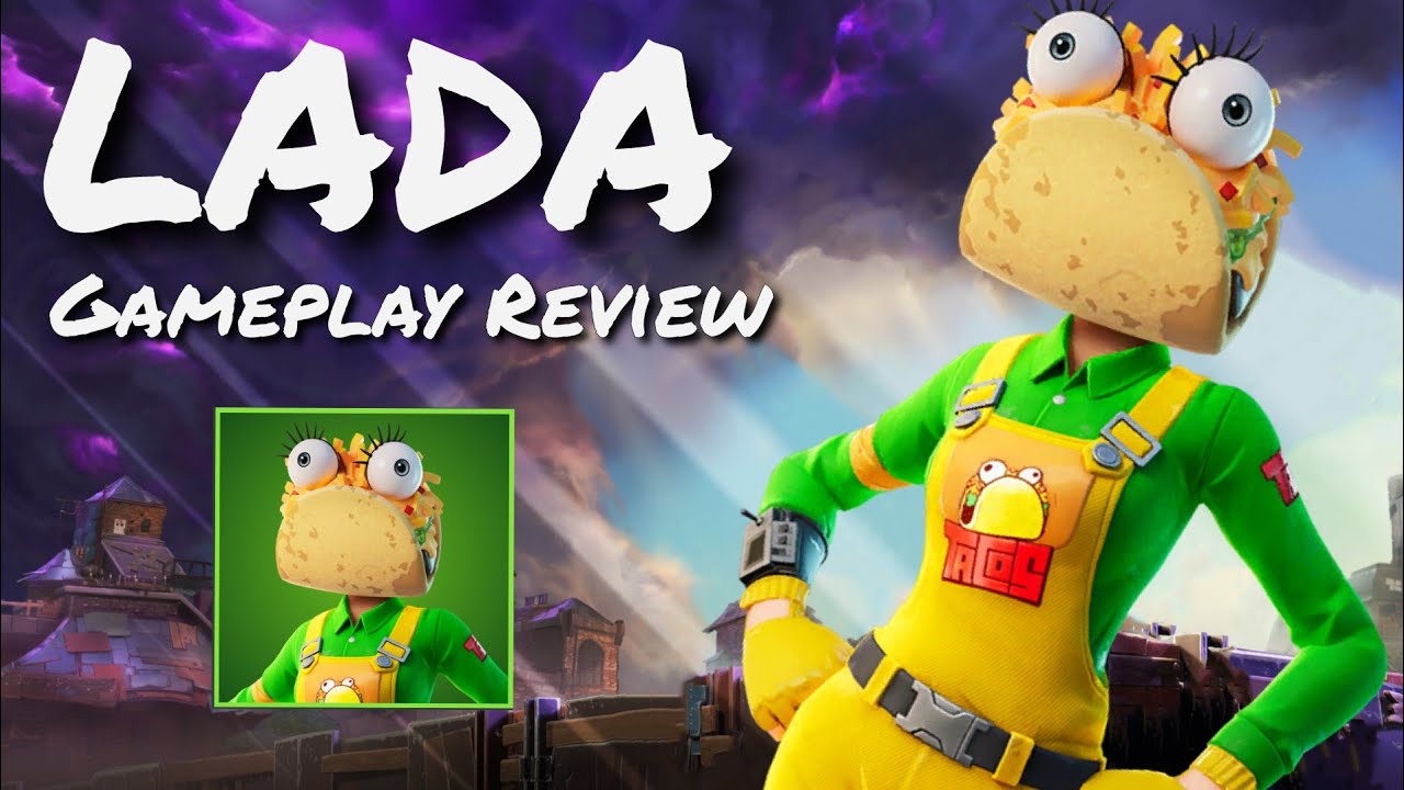 Lada Skin Gameplay Review Fortnite (Taco Time Set)