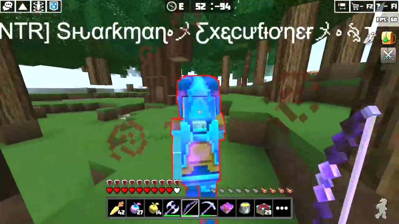 just killing anyone on my sight part 1 (Planet of Cubes/Planet Craft)