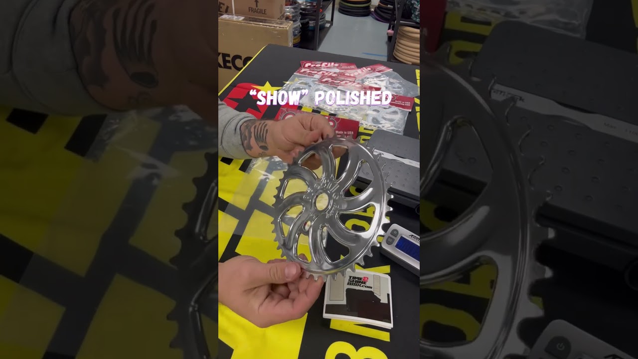 Profile Whippit Chainwheel Unboxing & Weight! #bmx #profileracing #bike #usamade #whippit #subscribe