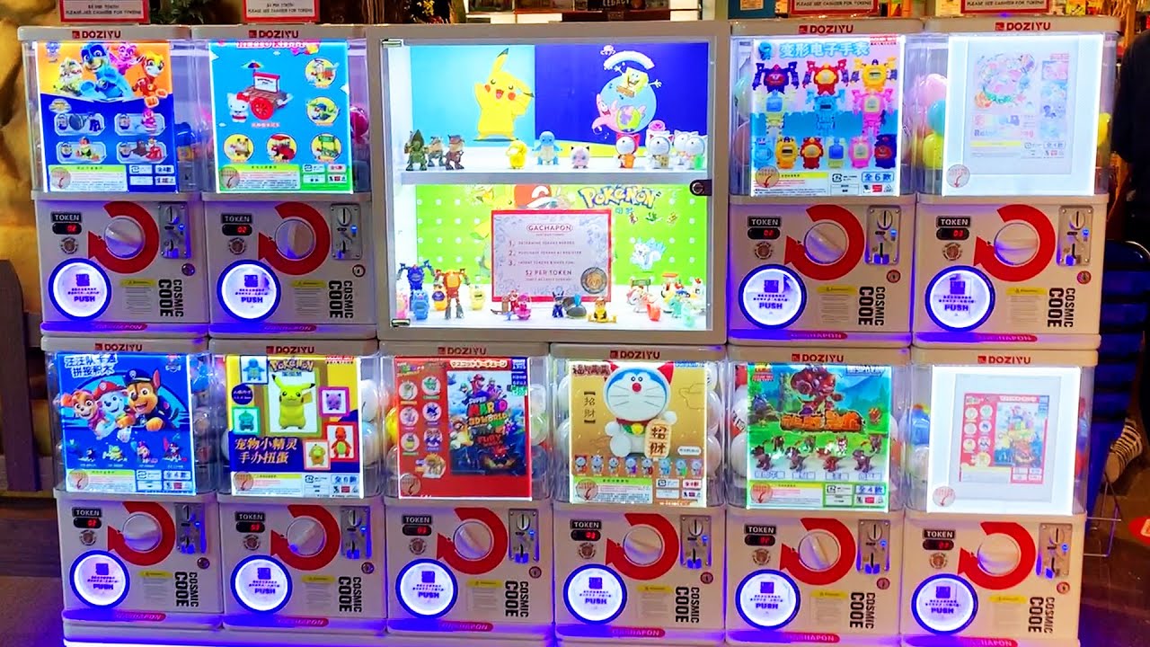 New Gashapon Machines! Gachapon Haul & Opening!