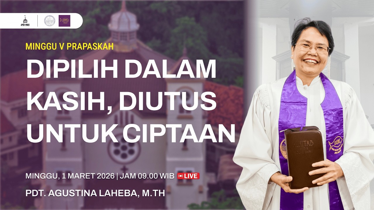 Ibadah Hari Minggu V Prapaskah, 1 Maret 2026 | PF : Pdt. Agustina Laheba, M.Th