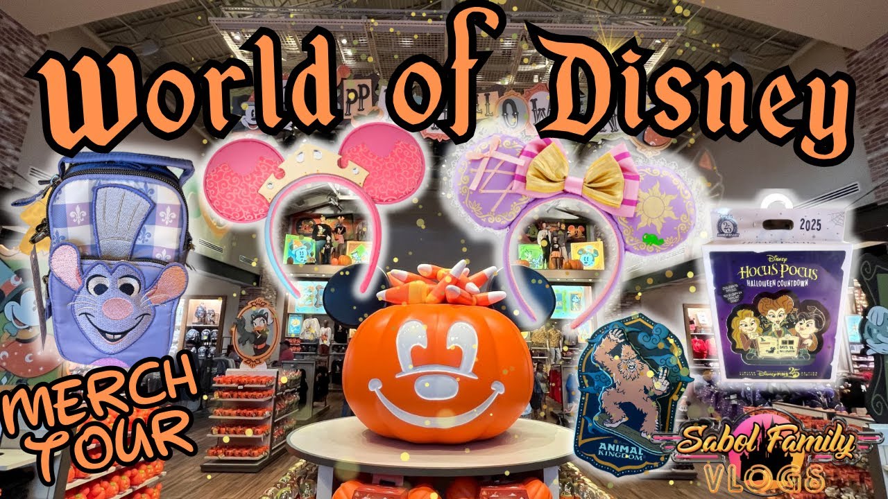 WORLD OF DISNEY NEW MERCHANDISE TOUR | September 2025 | Disney Springs! Walt Disney World Shopping!