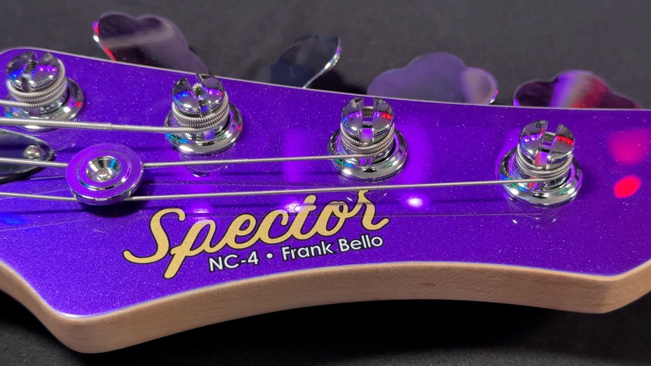 Spector NC-4 Frank Bello Signature Bass Demo