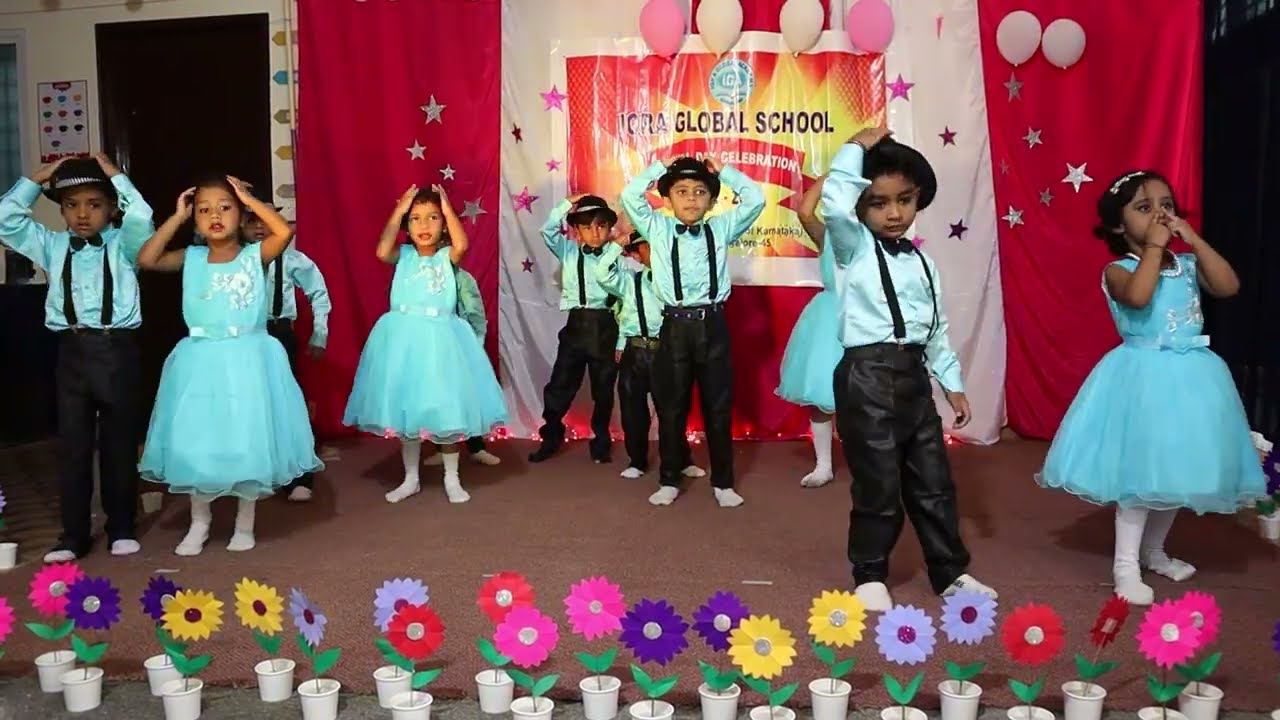 FIVE LITTLE FINGERS💞|| Little Rhymers😍 Performing on ANNUAL DAY || Iqra Global Academy