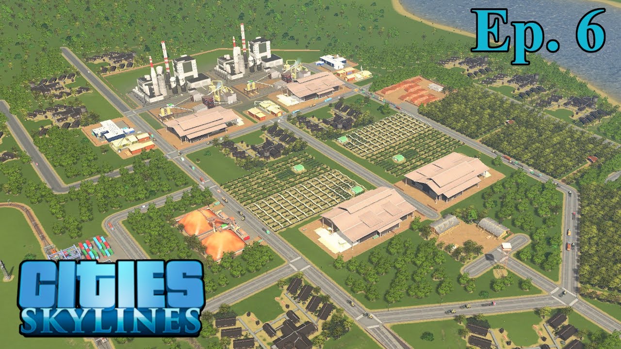 Simple and Efficient Industrial Layout | Cities: Skylines | Ep. 6