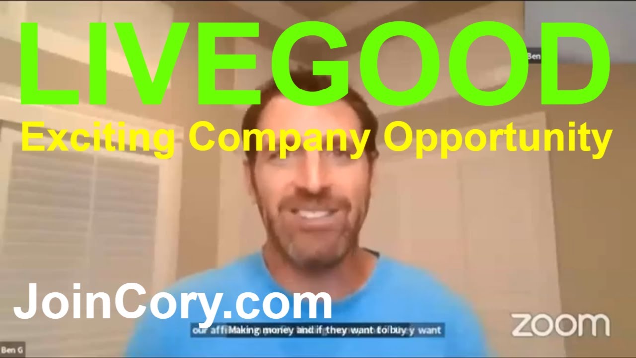 LIVEGOOD CEO Ben Glinsky Company Meeting, Update, Opportunity