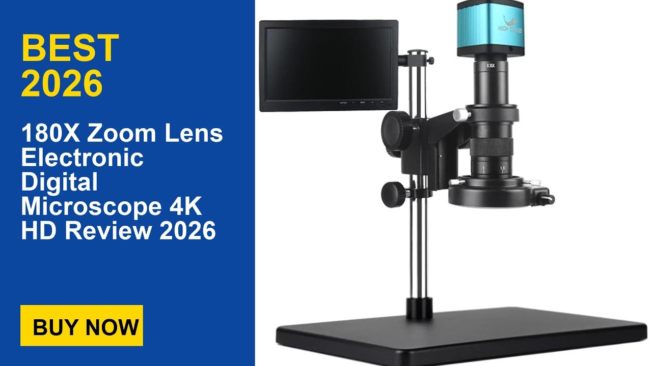 180X Zoom Lens Electronic Digital Microscope 4K HD Review 2026