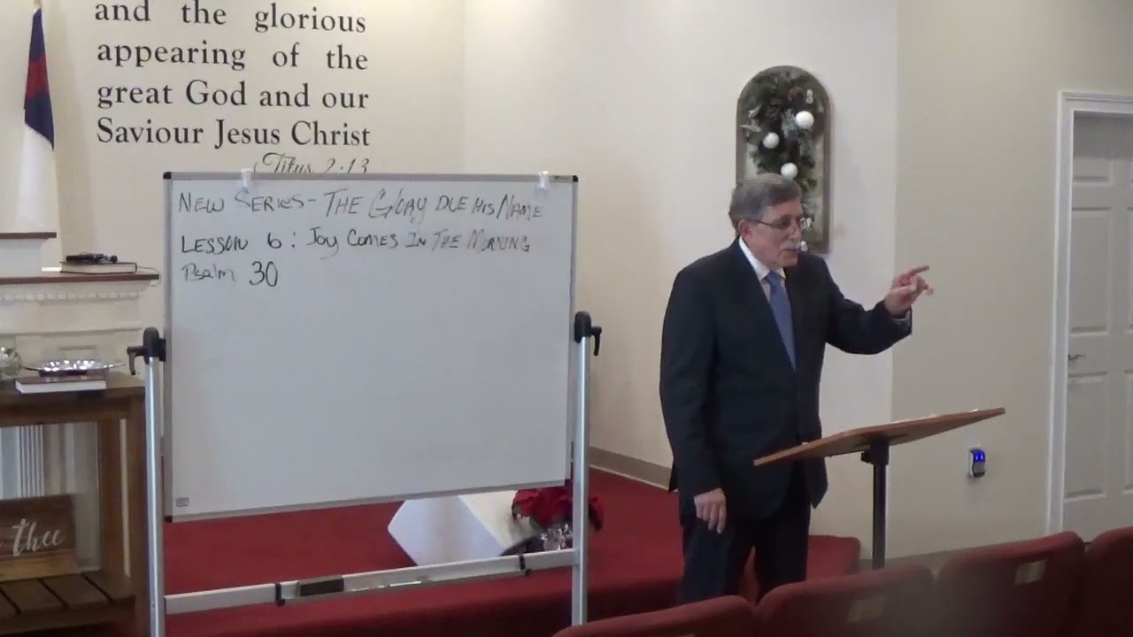 January 11, 2026 ~ Sunday School ~ Bro. Mike Brooks