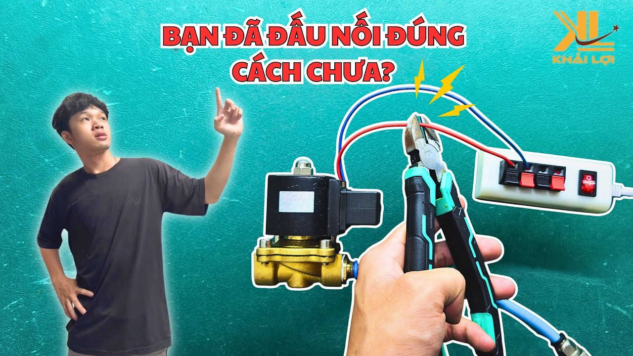 Cách đấu nối Van điện từ UniD/STNC chuẩn kỹ thuật (Ai cũng làm được).