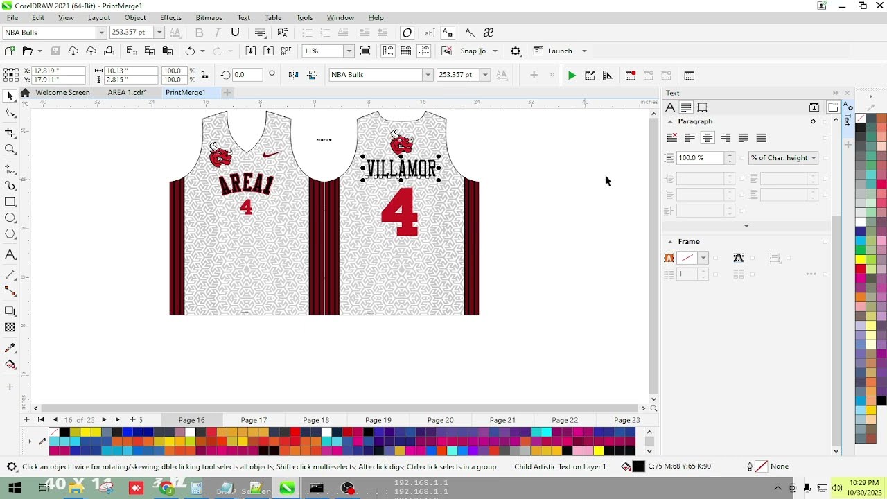 CORELDRAW AUTOSIZING