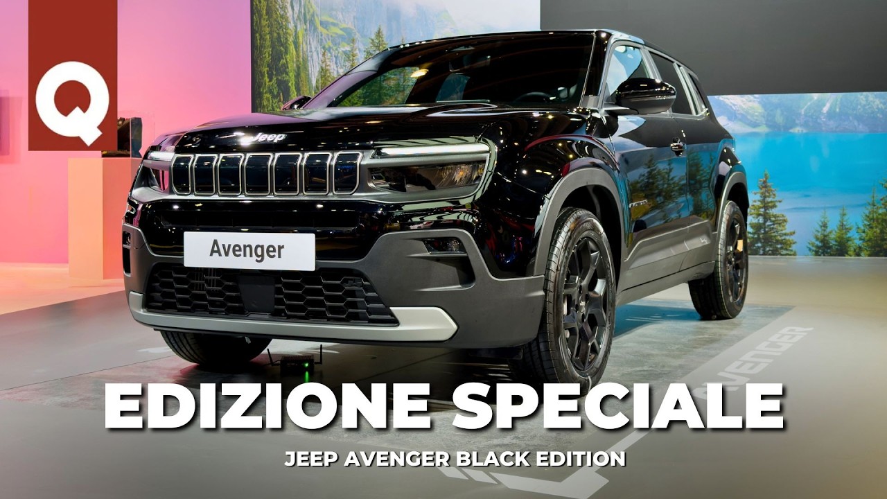 Interni TOTAL BLACK sulla nuova Jeep Avenger Black Edition: ora è più PREMIUM?