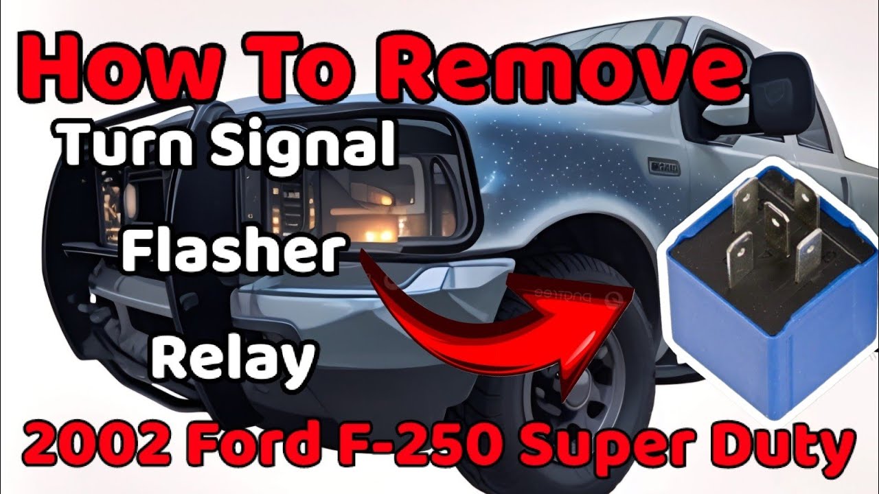 DIY 2002 Ford F-250 Super Duty Turn Signal Flasher Relay Removal