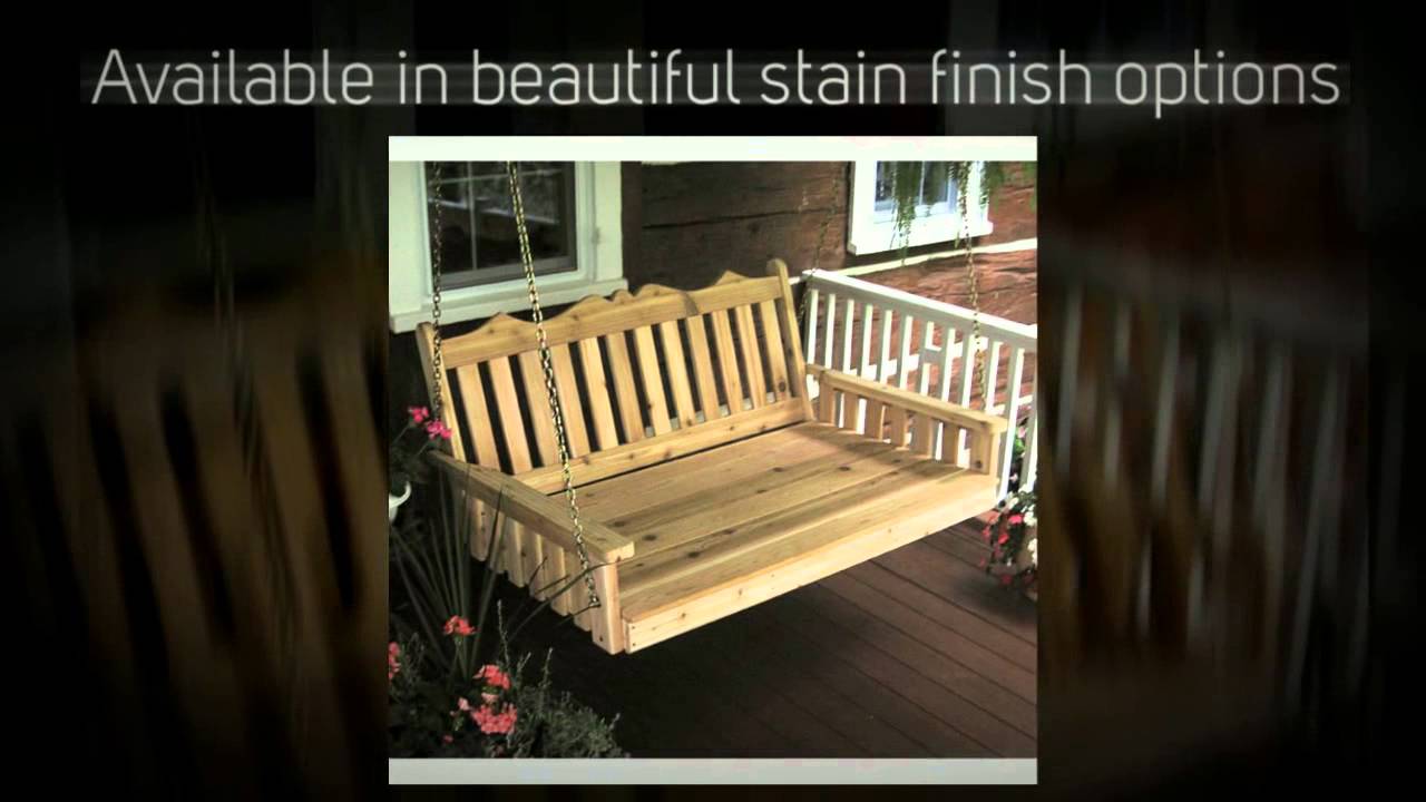 AL Furniture Co. Royal English 6ft. Red Cedar Swing Bed - 46