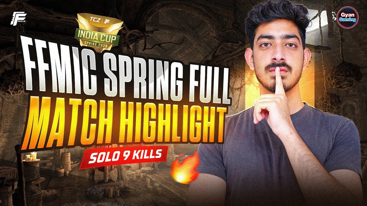 FFMIC WEEK1 MATCH 1 FULL MATCH RAW POV 🧿 SOLO 9 KILLS!☠️ FT. GG INSANE || GYAN GAMING ESPORTS ❤️