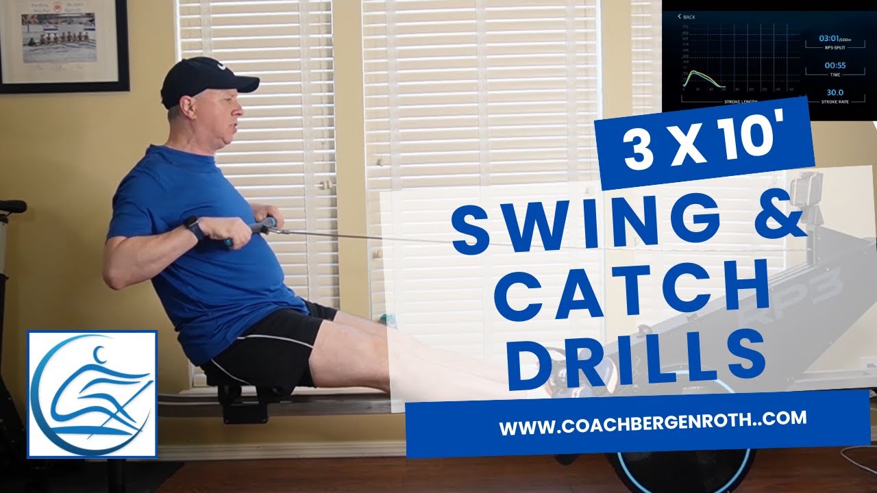 Rowing Drills for Better Technique | Swing & Catch Drill + 3×10 Min Workout