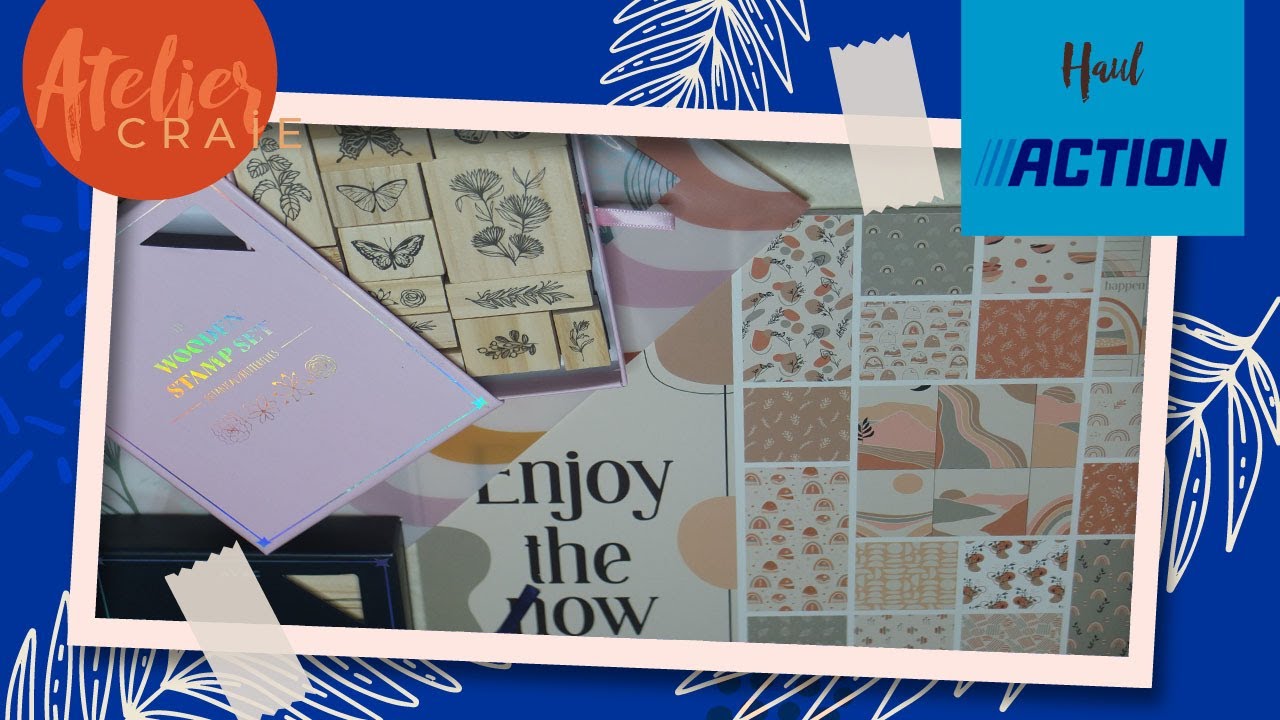 Mini Haul ACTION l Tampons bois l Scrapbooking