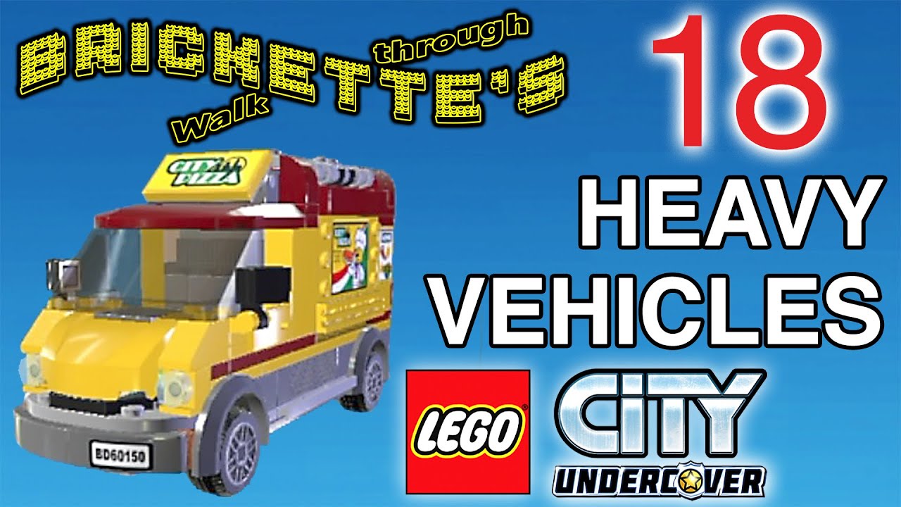 ALL 18 Heavy Vehicles, how to unlock all Heavy Vehicles in LEGO City Undercover Remastered