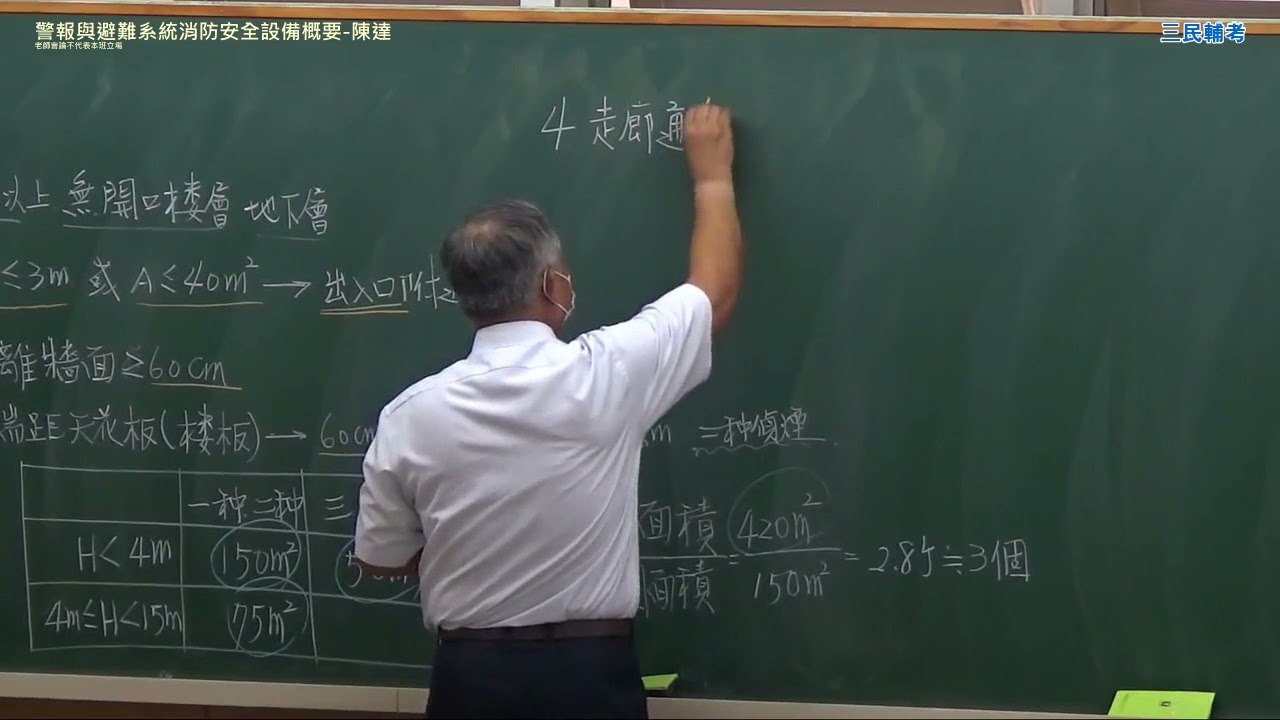 陳達老師 警報與避難系統消防安全設備概要