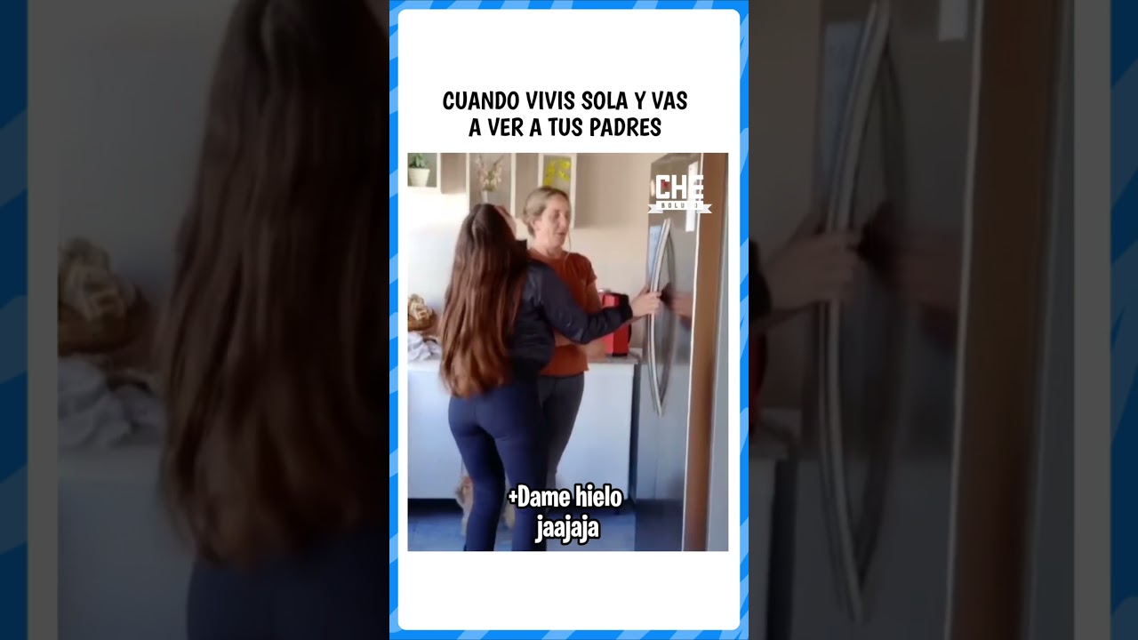 Cuando vivis sola y vas a ver a tus padres #estoesargentina #cheboludo #argentina