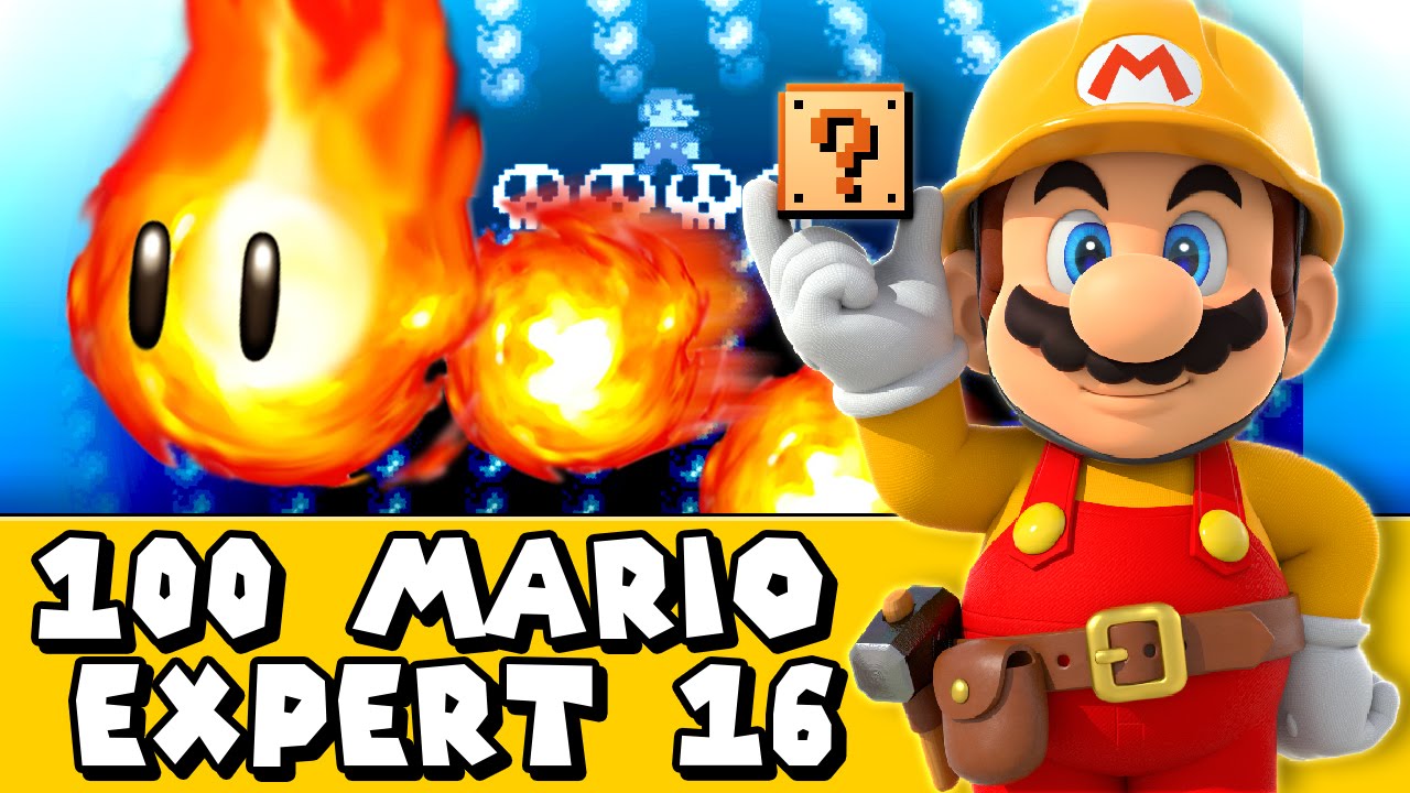 Super Mario Maker: Yogtowers Is Burning?! (Expert #16)