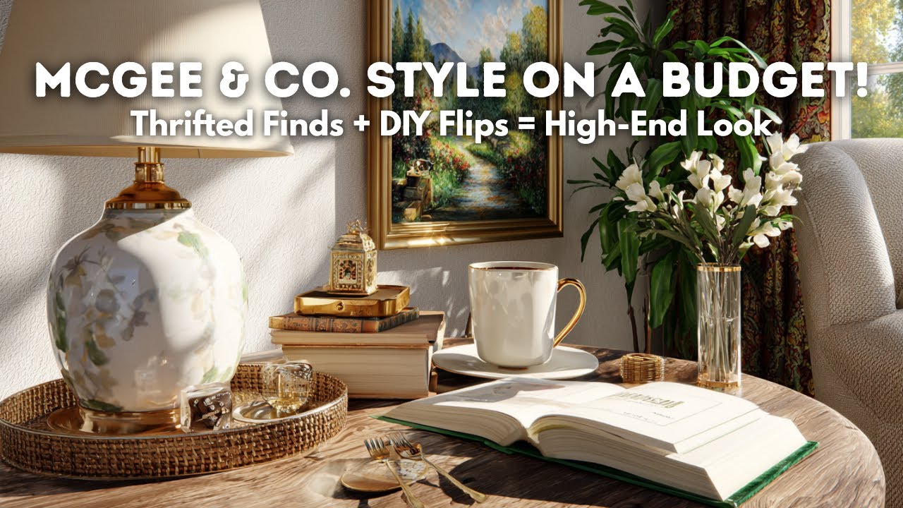 McGee & Co. Style with Thrifted Finds and Flips | High End Style Tips on Budget