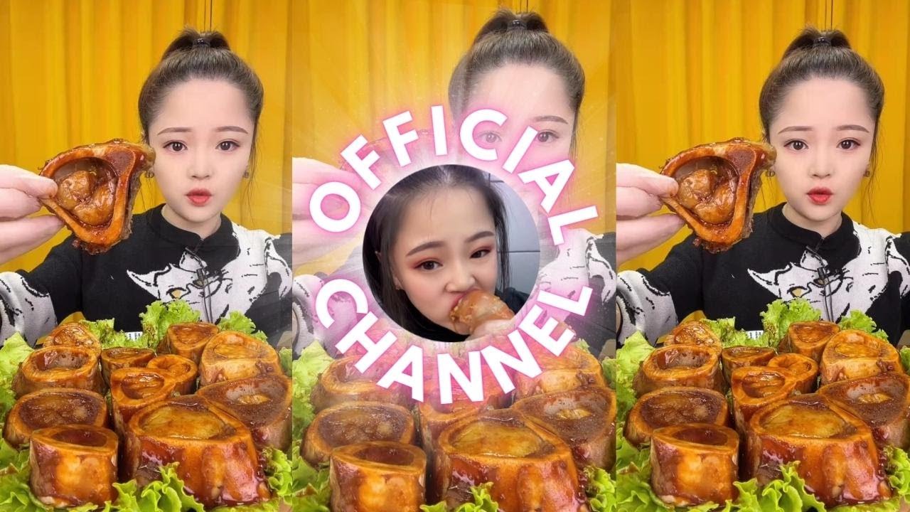 Говяжий костный мозг | Xiao Yu Mukbang 142 | Facebook : ZBX888