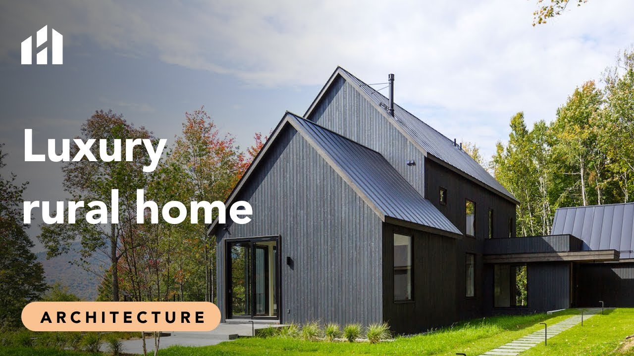 Luxury Tour Of Rural Home In The Woods - (Spectacular Architectural Design)