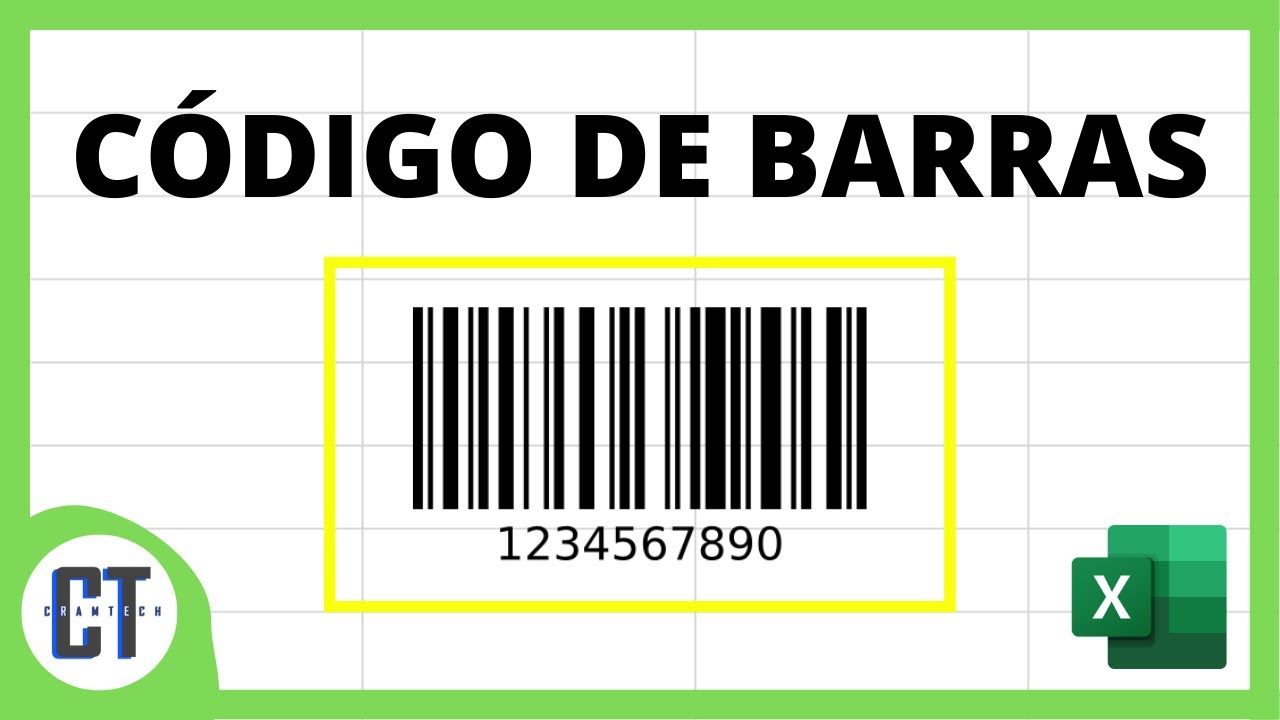 Como hacer un CODIGO de BARRAS en Excel