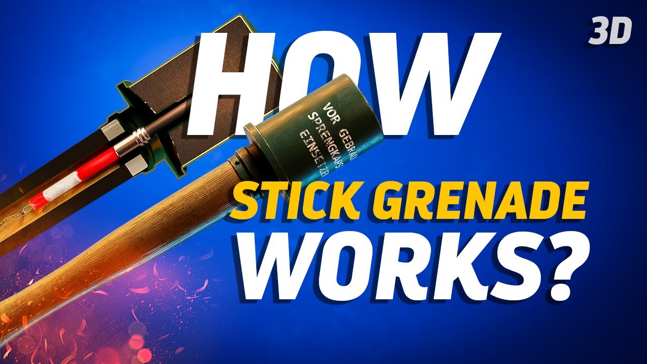 How  stick grenade works - 3D Animation - owl engine