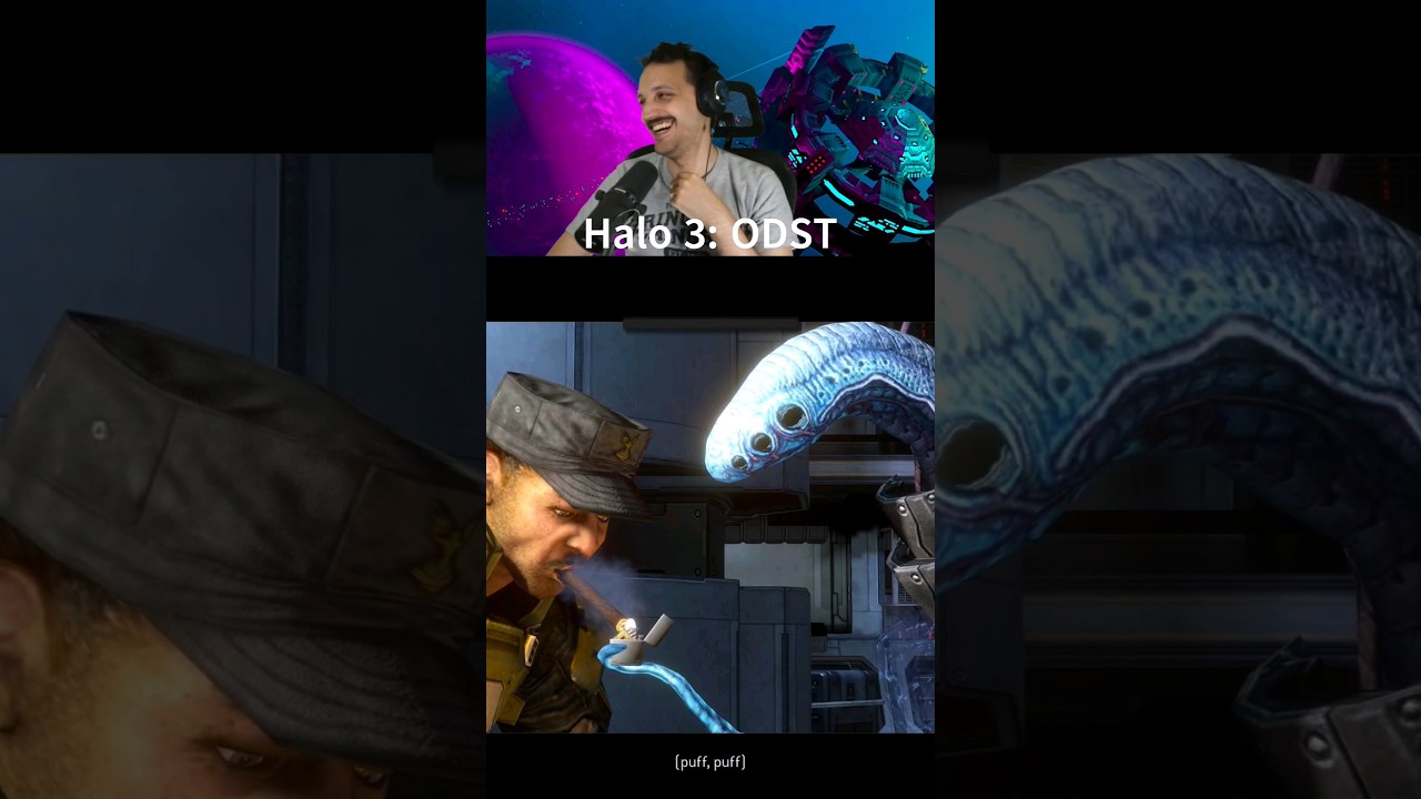 Сержант Джонсон и инженер курят сигару! 🤣 | Halo 3: ODST с @txwolverines | ПК