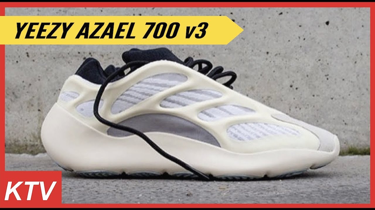 Yeezy Azael 700 v3 GLOW IN THE DARK + ON FOOT