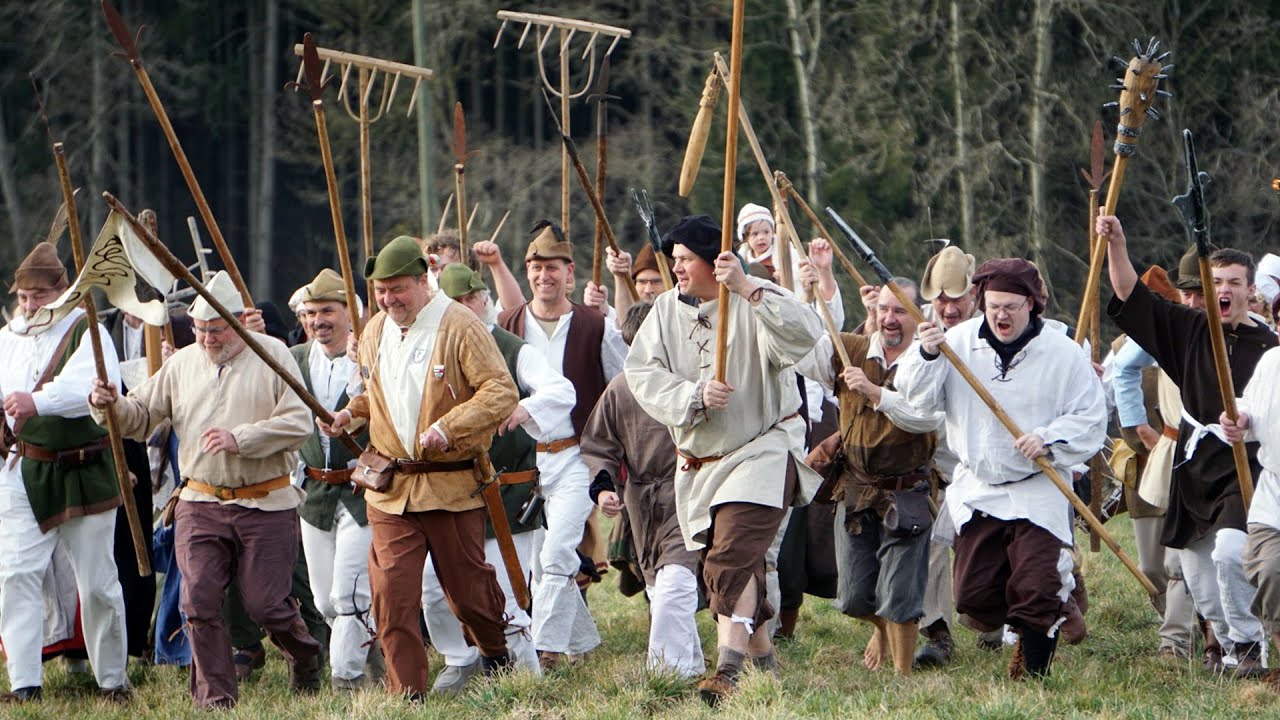 Living History - 500 Jahre Bauernkrieg und Fackellauf auf Heggbach