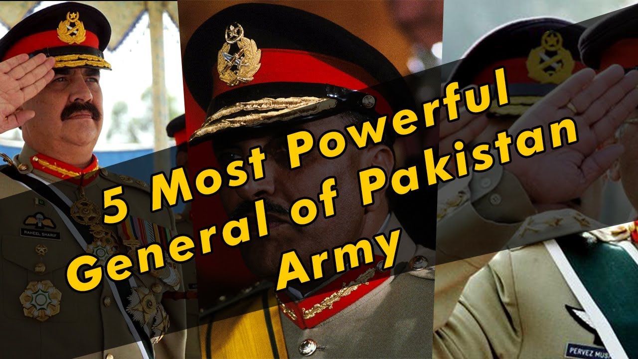 Best top 5 Generals of Pakistan Army | Top Primes
