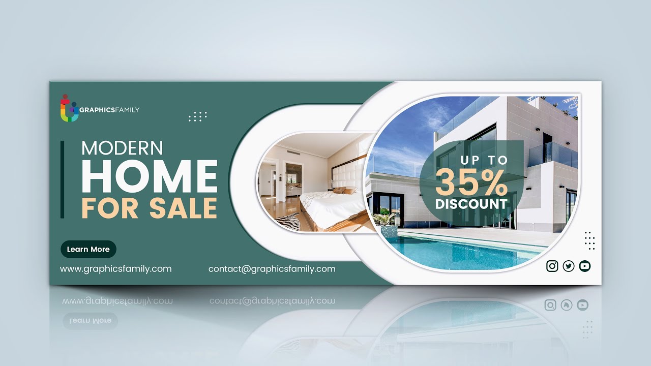 How to Create a Modern Real Estate Facebook Cover Design in Photoshop