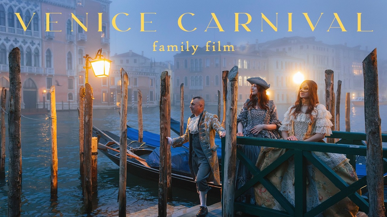 Venice Carnival - Family film in masquerade costumes
