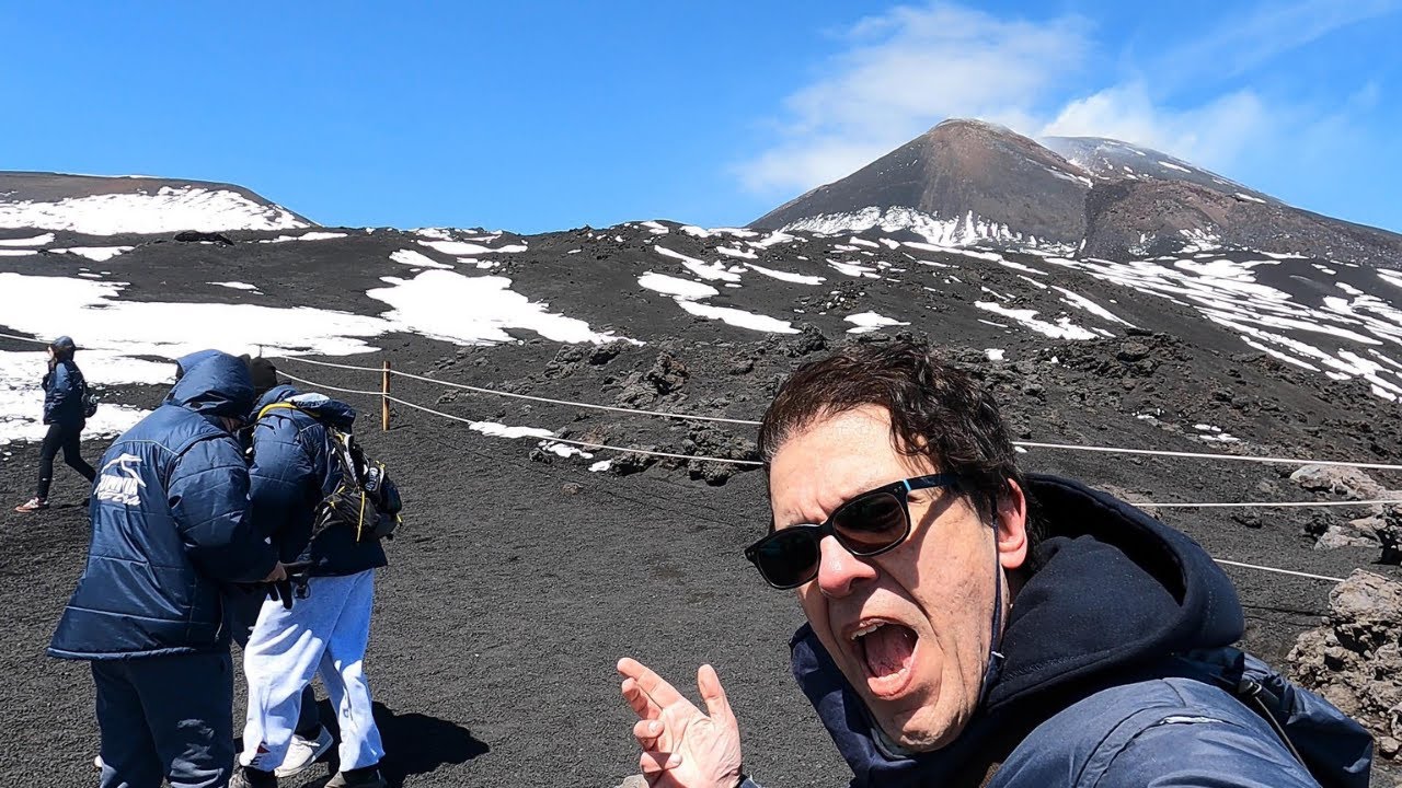 I almost froze on Mount Etna ! Catania Day Trip on Etna Cable Car