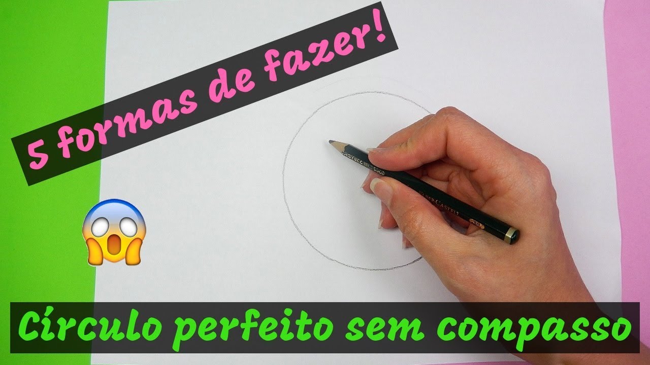 5 formas de fazer um círculo perfeito sem compasso sem gastar nada! | Pricity