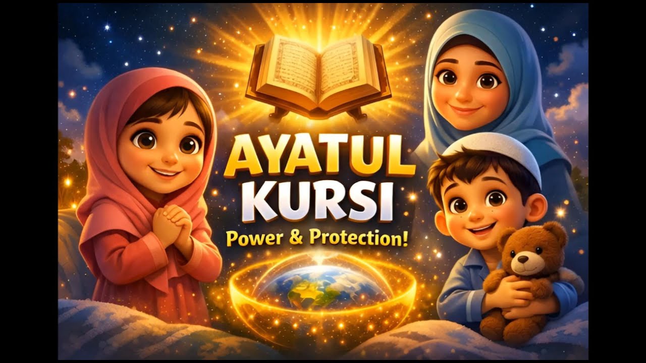 Ayatul Kursi Story 🌙 | A Powerful Islamic Story for Kids & Adults | #AyatulKursi #KidsIslamicVideo