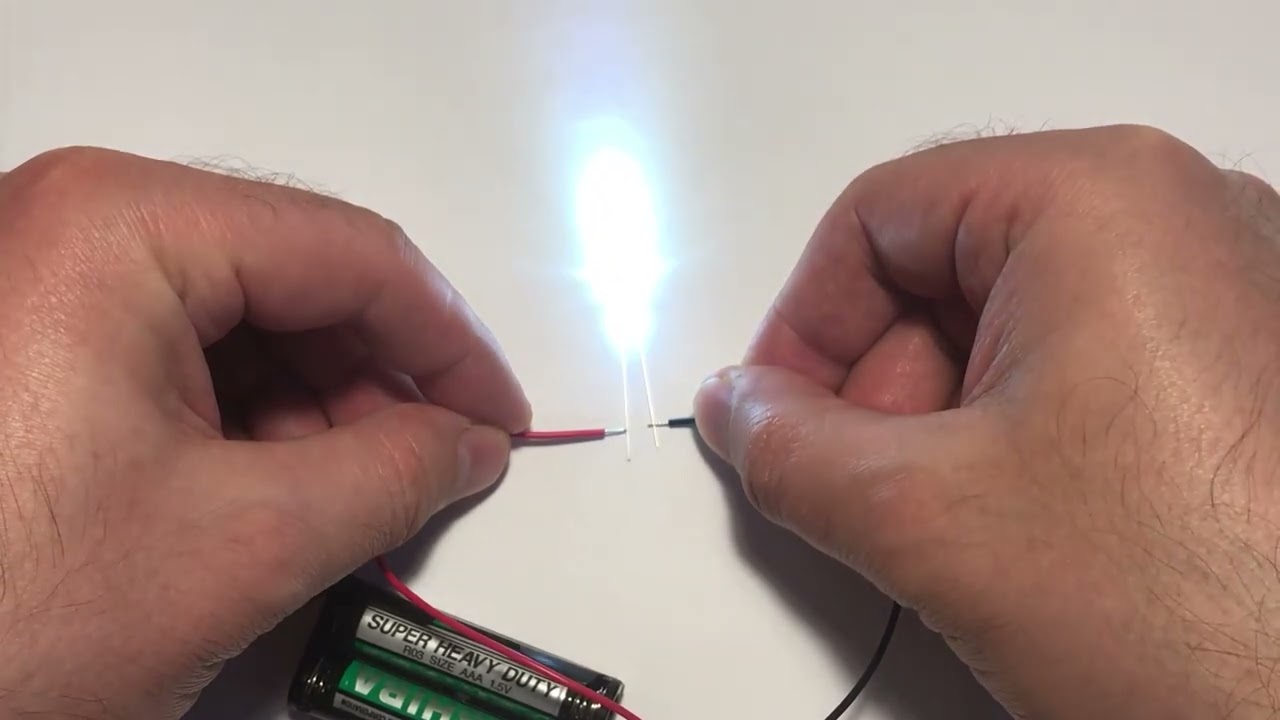 LED 3mm alb rece