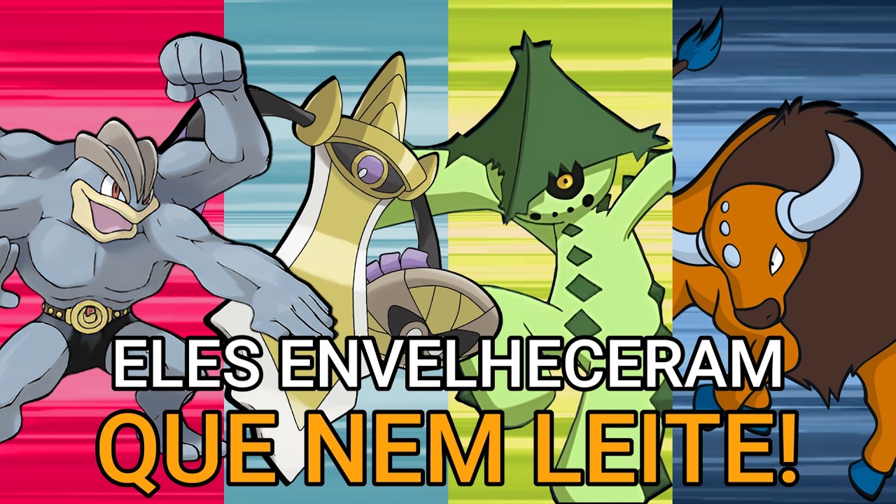 10 Pokémon Antigos que Envelheceram MAL!!