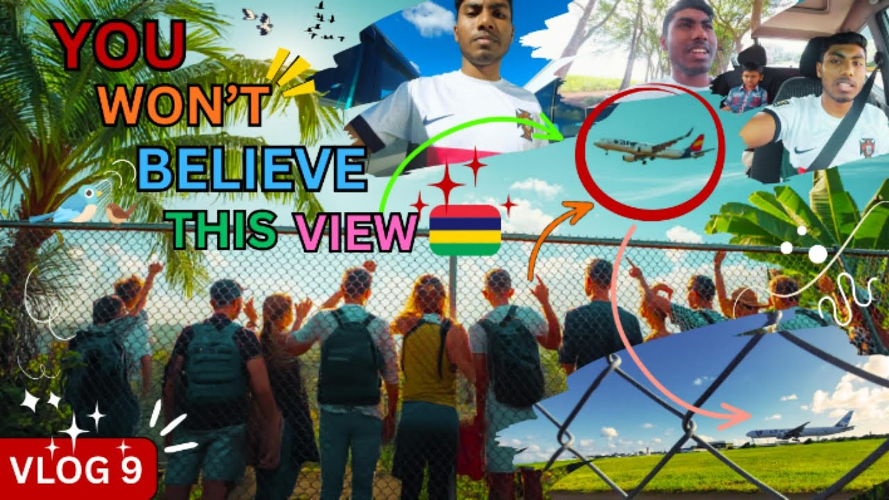 Airplane spotting in Mauritius 🇲🇺 || Vlog 9 ||