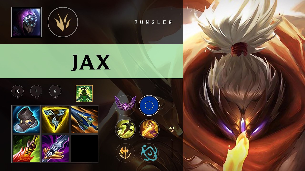 Jax Jungle vs Wukong - EUW Master Patch 26.10