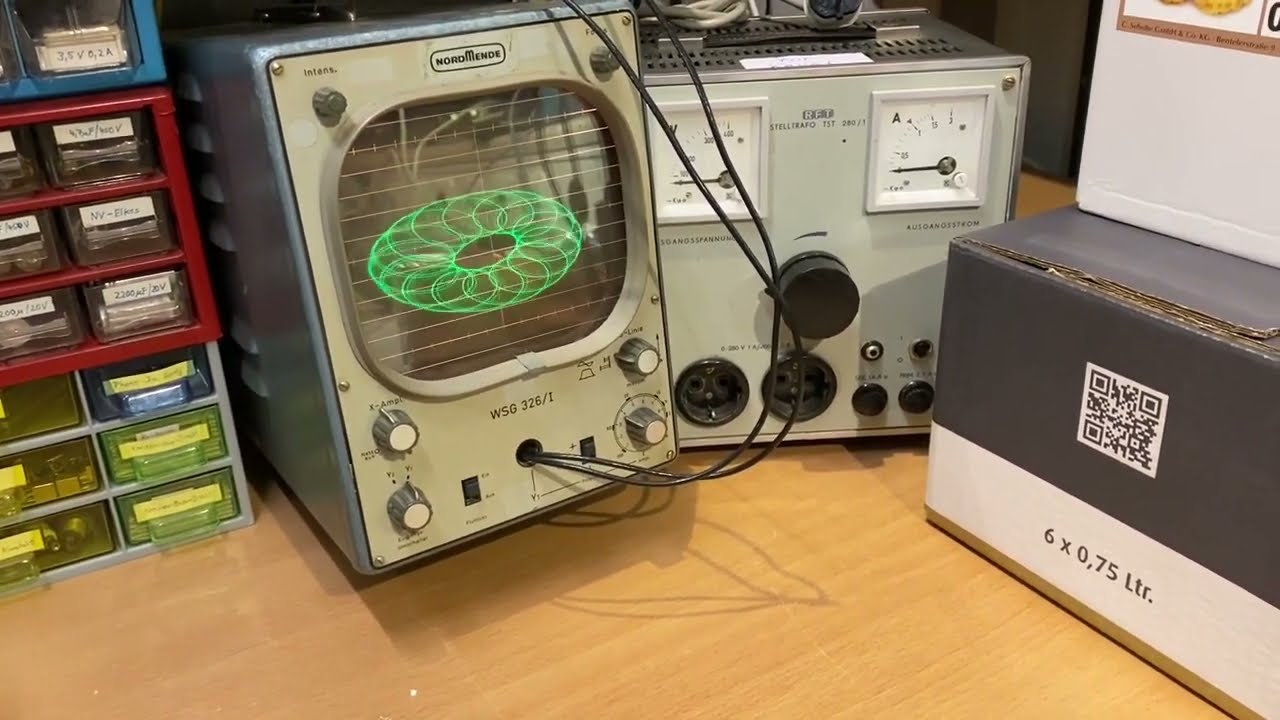 Arbeiten mit dem Elektronenstrahl-Oszillograf, Teil:1 von 5