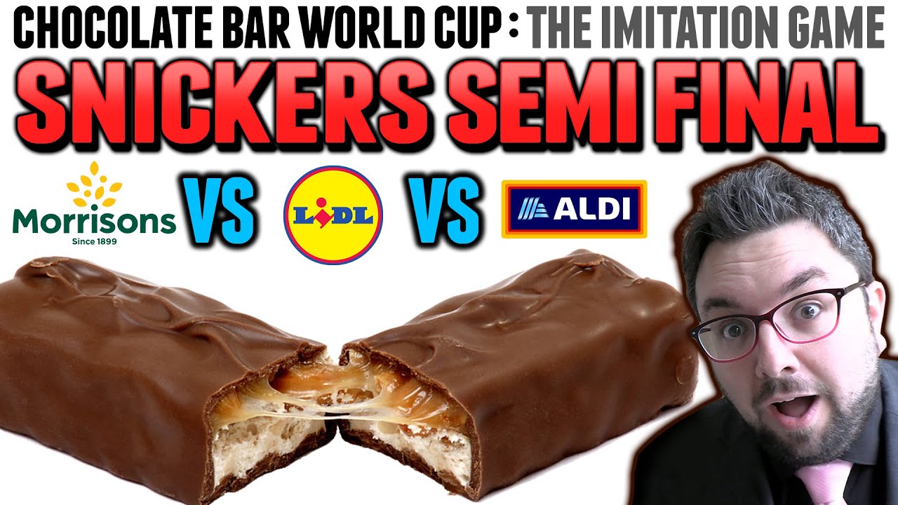 Snickers SemI Final - Morrisons VS Aldi VS Lidl | Chocolate Bar World Cup