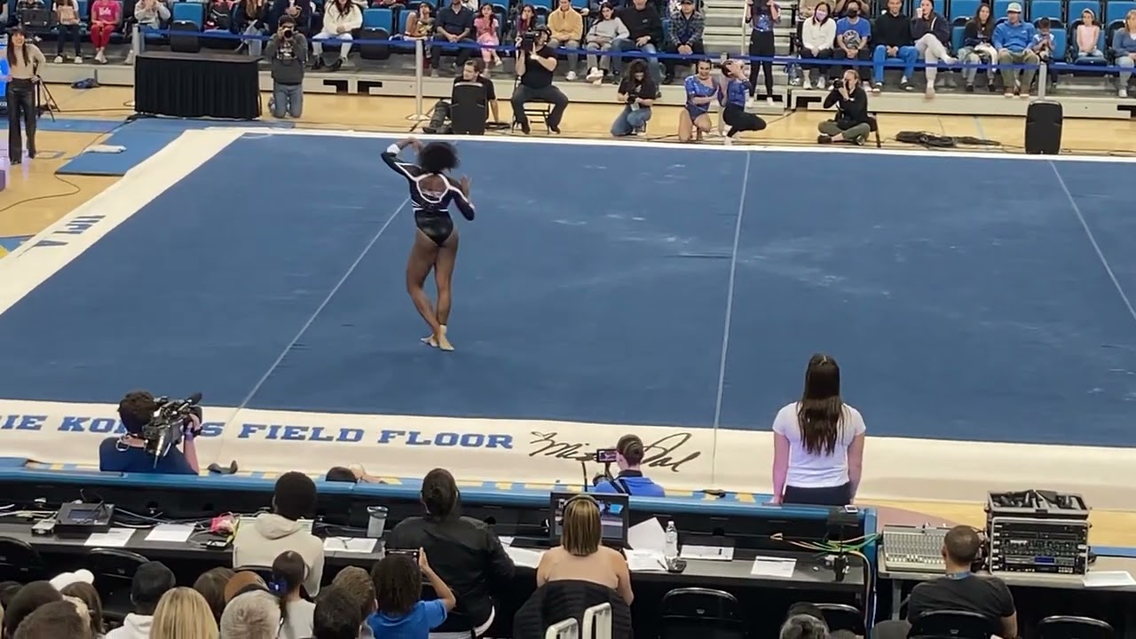 Chae Campbell Floor at 2024 Meet the Bruins
